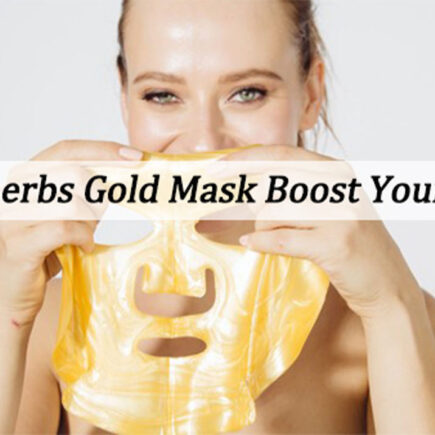 Gold Face Mask